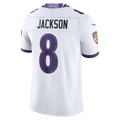 tocy B.Ravens #8 Lamar Jackson White Vapor F.U.S.E. Stitched Limited Jerseys