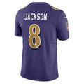 tocy B.Ravens #8 Lamar Jackson Player Purple Vapor F.U.S.E. Limited Stitched Jerseys