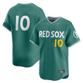 tocy B.Red Sox #10 Trevor Story Player Green City Connect Limited Home Game Stitched Jerseys