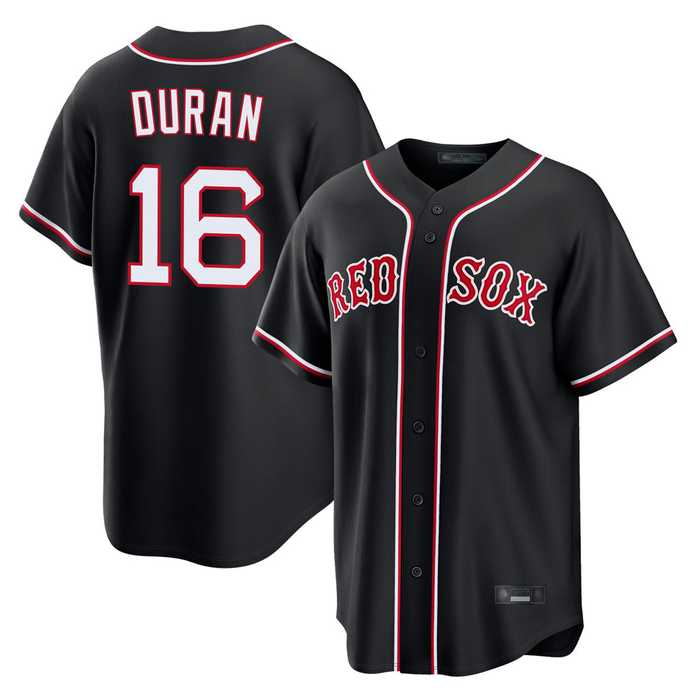 tocy B.Red Sox #16 Jarren Duran Player Black Out Home Game Stitched Jerseys