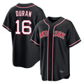 tocy B.Red Sox #16 Jarren Duran Player Black Out Home Game Stitched Jerseys