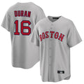 tocy B.Red Sox #16 Jarren Duran Player Gray Road Home Game Stitched Jersey