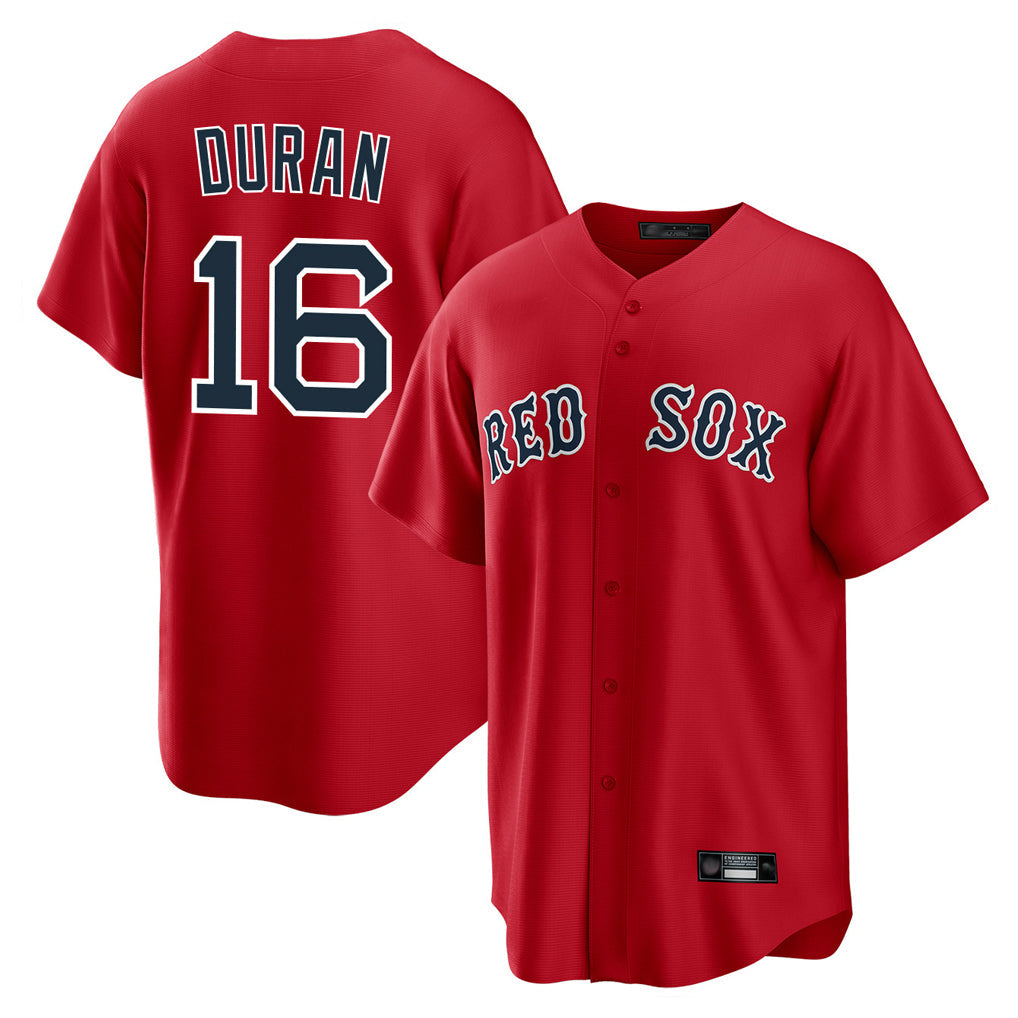 tocy B.Red Sox #16 Jarren Duran Player Red Home Game Stitched Jersey