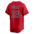 tocy B.Red Sox #16 Jarren Duran Player Red Limited Home Game Stitched Jerseys