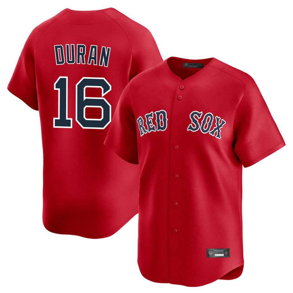 tocy B.Red Sox #16 Jarren Duran Player Red Limited Home Game Stitched Jersey