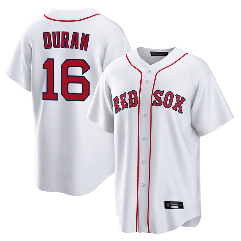 tocy B.Red Sox #16 Jarren Duran Player White Home Game Stitched Jersey