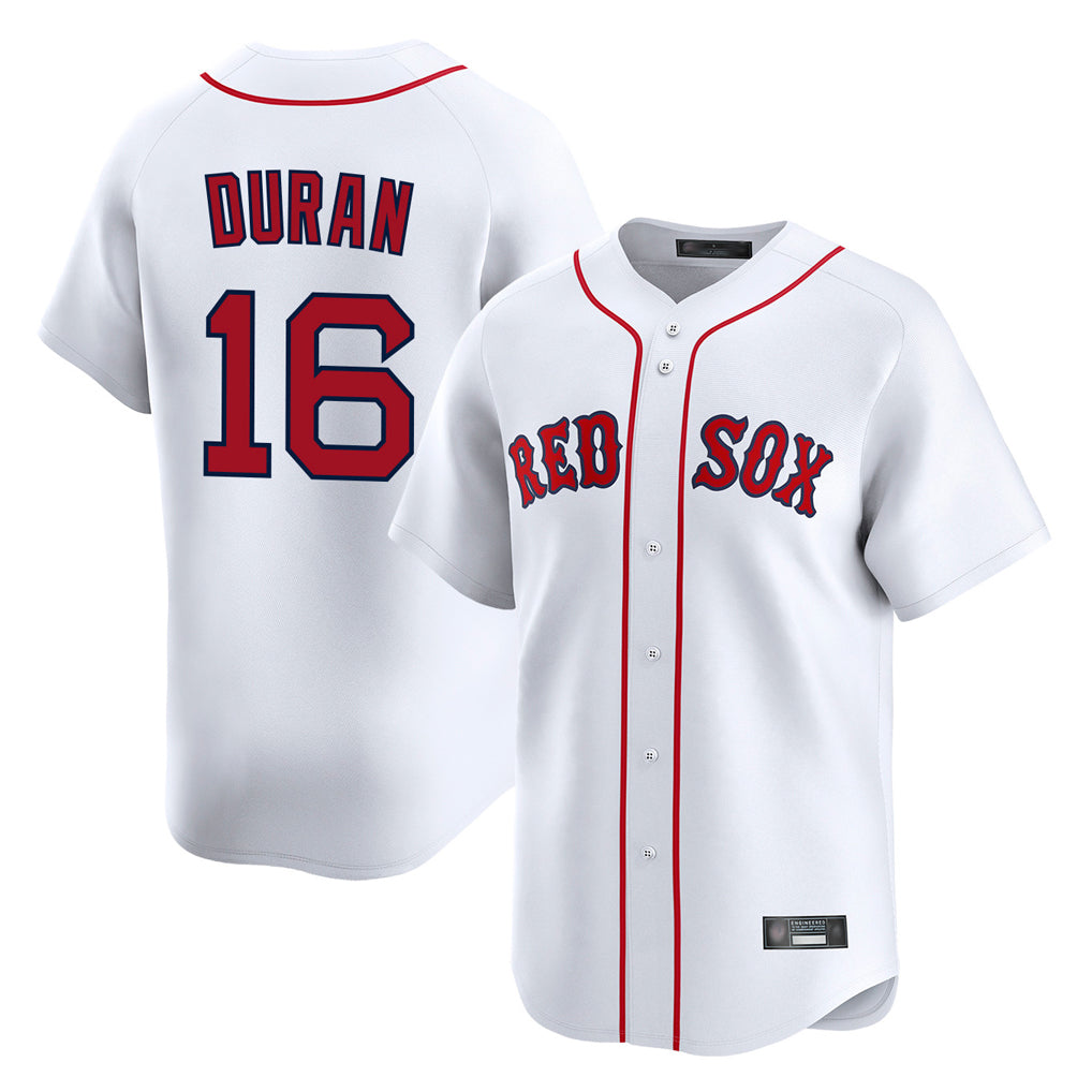 tocy B.Red Sox #16 Jarren Duran Player White Limited Home Game Stitched Jersey