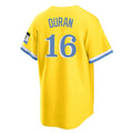 tocy B.Red Sox #16 Jarren Duran Player Yellow Home Game Stitched Jerseys