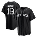 tocy B.Red Sox #19 Roman Anthony Player Black Home Game Stitched Jerseys