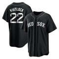 tocy B.Red Sox #22 Garrett Whitlock Player Black Home Game Stitched Jerseys
