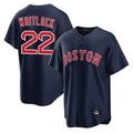 tocy B.Red Sox #22 Garrett Whitlock Player Navy Home Game Stitched Jerseys