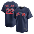 tocy B.Red Sox #22 Garrett Whitlock Player Navy Limited Home Game Stitched Jerseys
