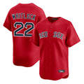 tocy B.Red Sox #22 Garrett Whitlock Player Red Limited Home Game Stitched Jerseys