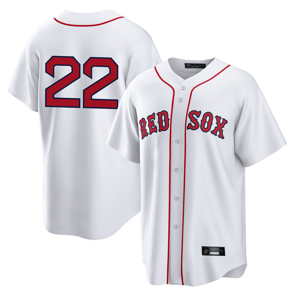 tocy B.Red Sox #22 Garrett Whitlock Player White Home Game Stitched Jerseys