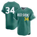 tocy B.Red Sox #34 David Ortiz Player Green City Connect Limited Home Game Stitched Jerseys