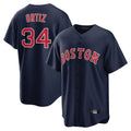 tocy B.Red Sox #34 David Ortiz Player Navy Home Game Stitched Jerseys