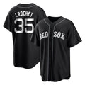 tocy B.Red Sox #35 Garrett Crochet Player Black Home Game Stitched Jerseys
