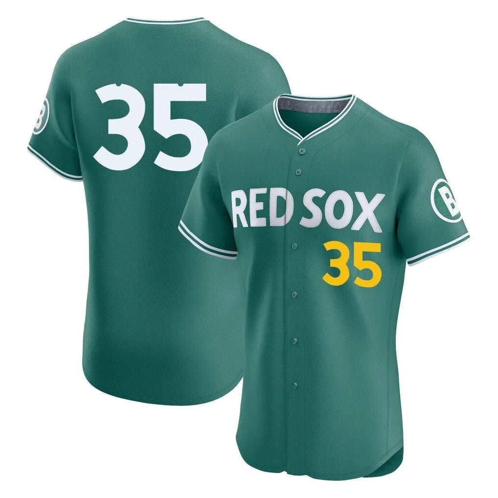 tocy B.Red Sox #35 Garrett Crochet Player Green City Connect Limited Elite Home Game Stitched Jerseys