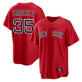 tocy B.Red Sox #35 Garrett Crochet Player Red Home Game Stitched Jerseys
