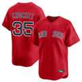 tocy B.Red Sox #35 Garrett Crochet Player Red Limited Home Game Stitched Jerseys