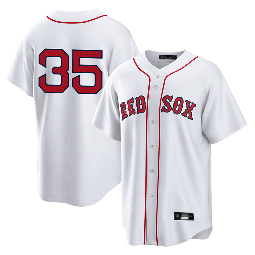 tocy B.Red Sox #35 Garrett Crochet Player White Home Game Stitched Jerseys