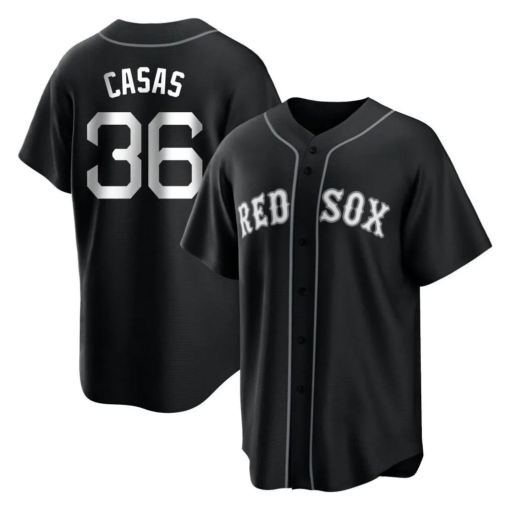 tocy B.Red Sox #36 Triston Casas Player Black Home Game Stitched Jerseys