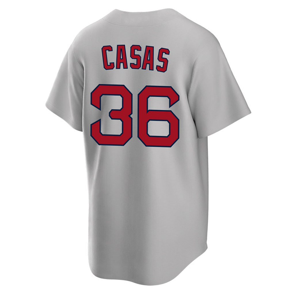 tocy B.Red Sox #36 Triston Casas Player Gray Road Home Game Stitched Jerseys