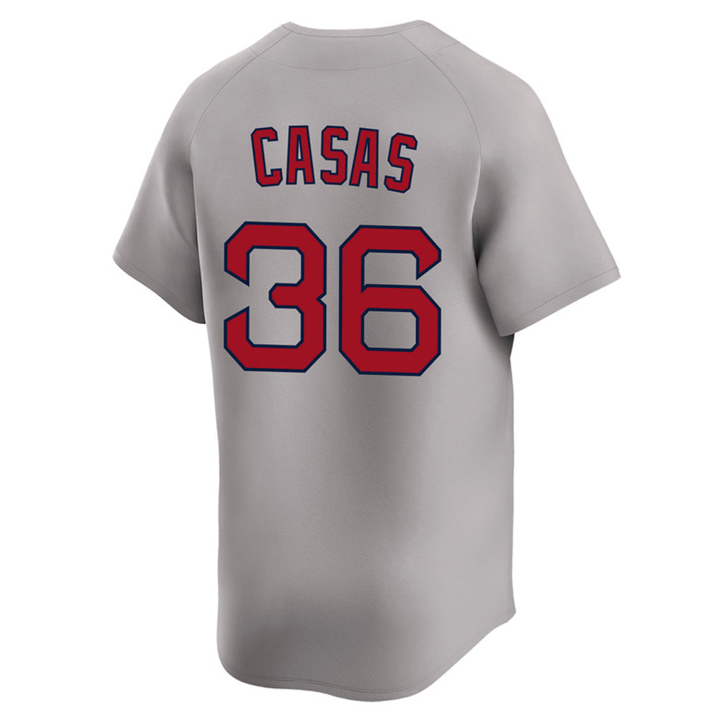 tocy B.Red Sox #36 Triston Casas Player Gray Road Limited Home Game Stitched Jerseys