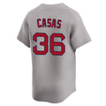 tocy B.Red Sox #36 Triston Casas Player Gray Road Limited Home Game Stitched Jerseys