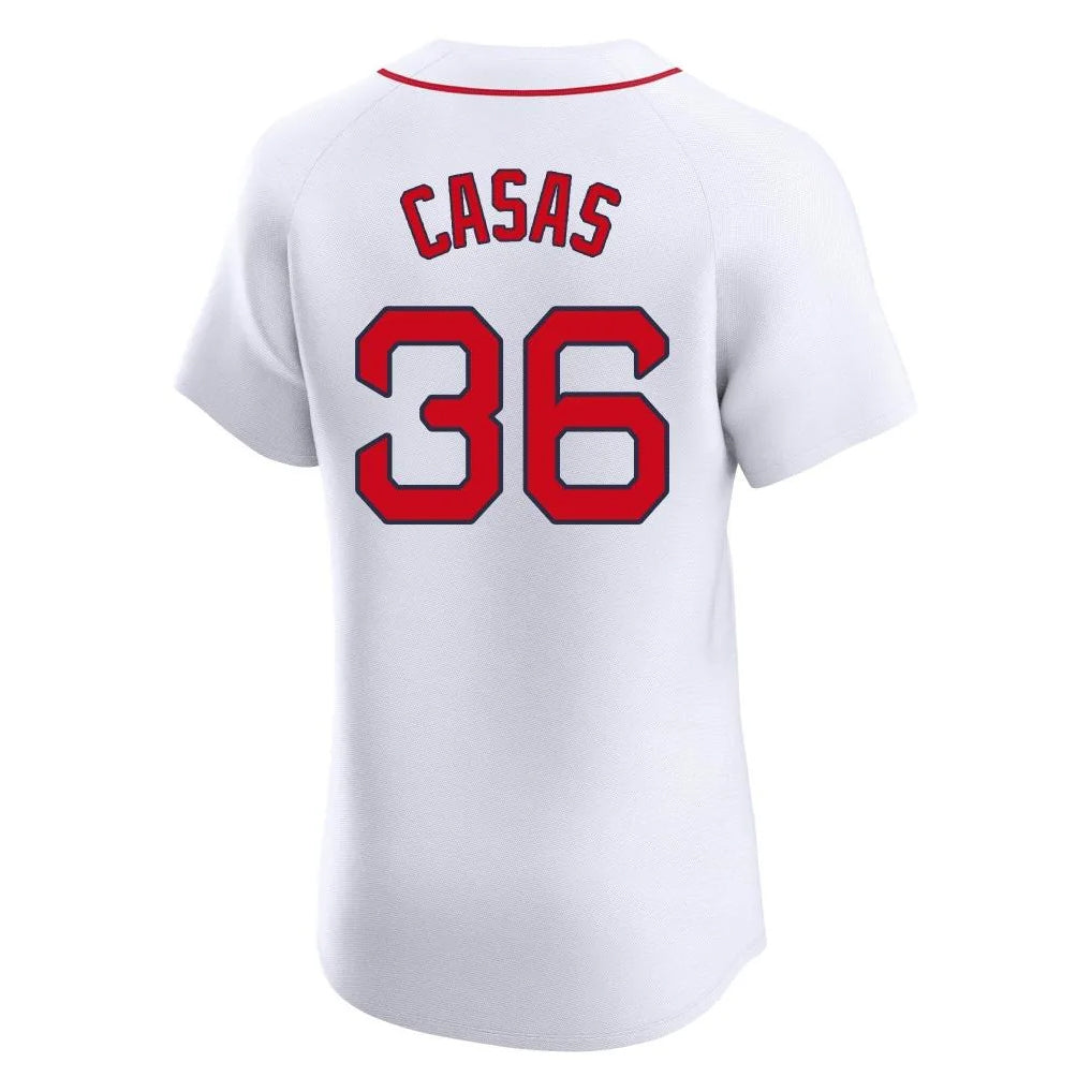tocy B.Red Sox #36 Triston Casas Player White Limited Elite Home Game Stitched Jerseys