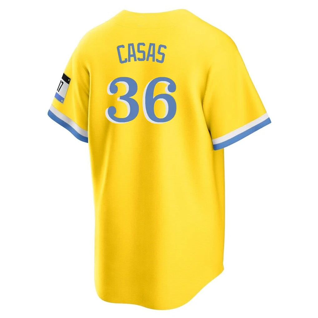 tocy B.Red Sox #36 Triston Casas Player Yellow Home Game Stitched Jerseys