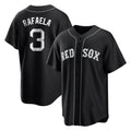 tocy B.Red Sox #3 Ceddanne Rafaela Player Black Home Game Stitched Jerseys