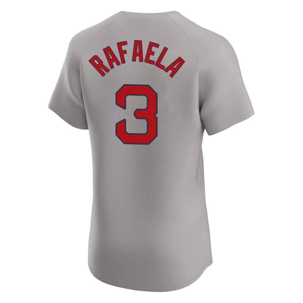 tocy B.Red Sox #3 Ceddanne Rafaela Player Gray Road Limited Elite Home Game Stitched Jerseys