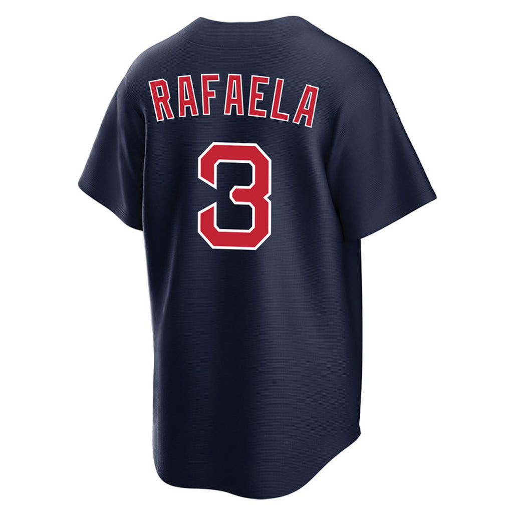 tocy B.Red Sox #3 Ceddanne Rafaela Player Navy Home Game Stitched Jerseys
