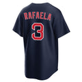 tocy B.Red Sox #3 Ceddanne Rafaela Player Navy Home Game Stitched Jerseys