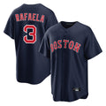 tocy B.Red Sox #3 Ceddanne Rafaela Player Navy Home Game Stitched Jersey