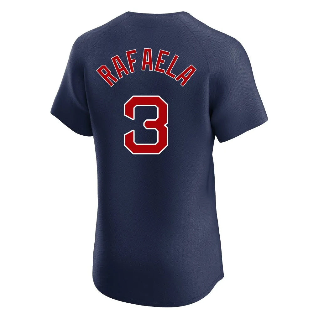tocy B.Red Sox #3 Ceddanne Rafaela Player Navy Limited Elite Home Game Stitched Jerseys