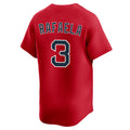 tocy B.Red Sox #3 Ceddanne Rafaela Player Red Limited Home Game Stitched Jerseys
