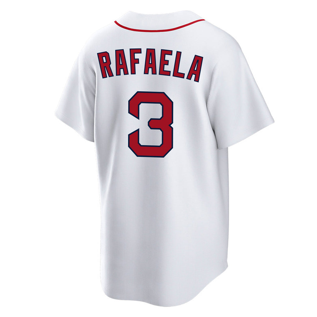tocy B.Red Sox #3 Ceddanne Rafaela Player White Home Game Stitched Jerseys