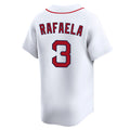 tocy B.Red Sox #3 Ceddanne Rafaela Player White Limited Home Game Stitched Jerseys