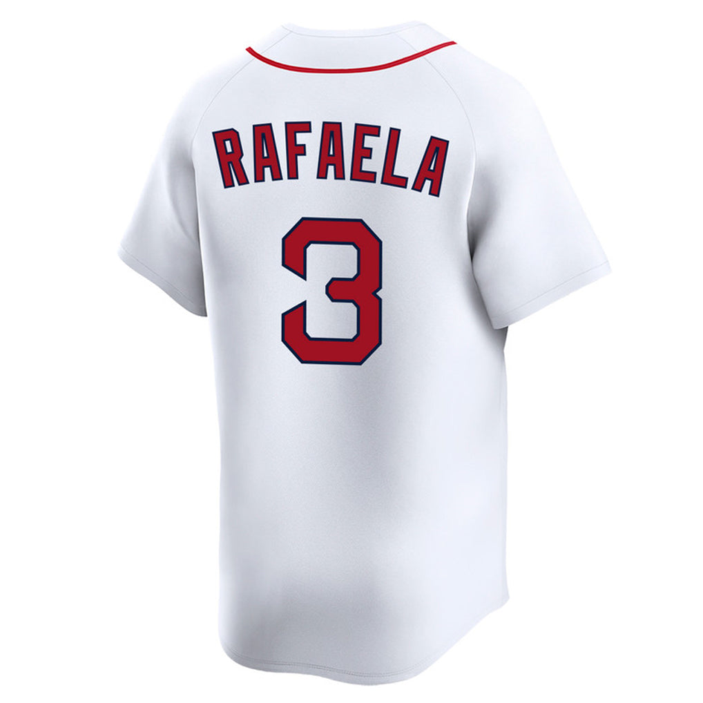 tocy B.Red Sox #3 Ceddanne Rafaela Player White Limited Home Game Stitched Jerseys