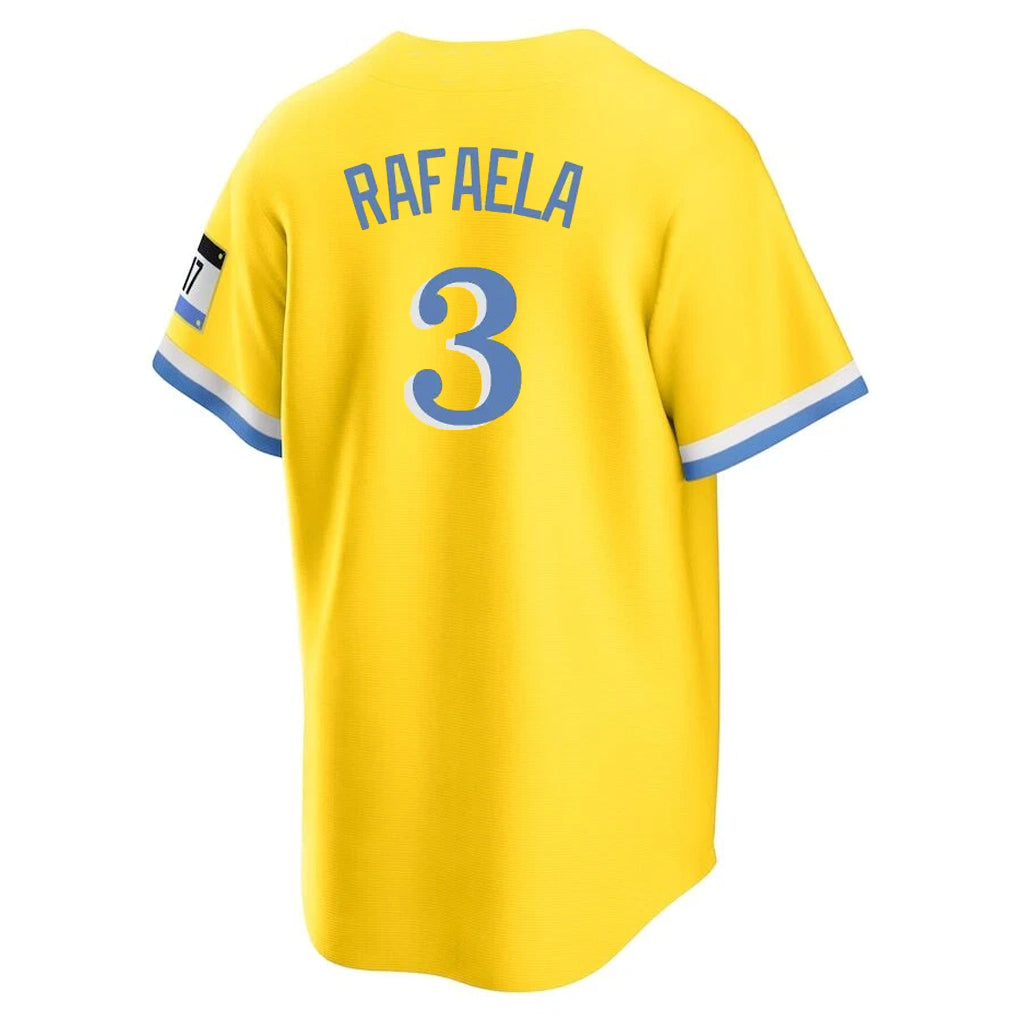 tocy B.Red Sox #3 Ceddanne Rafaela Player Yellow Home Game Stitched Jerseys