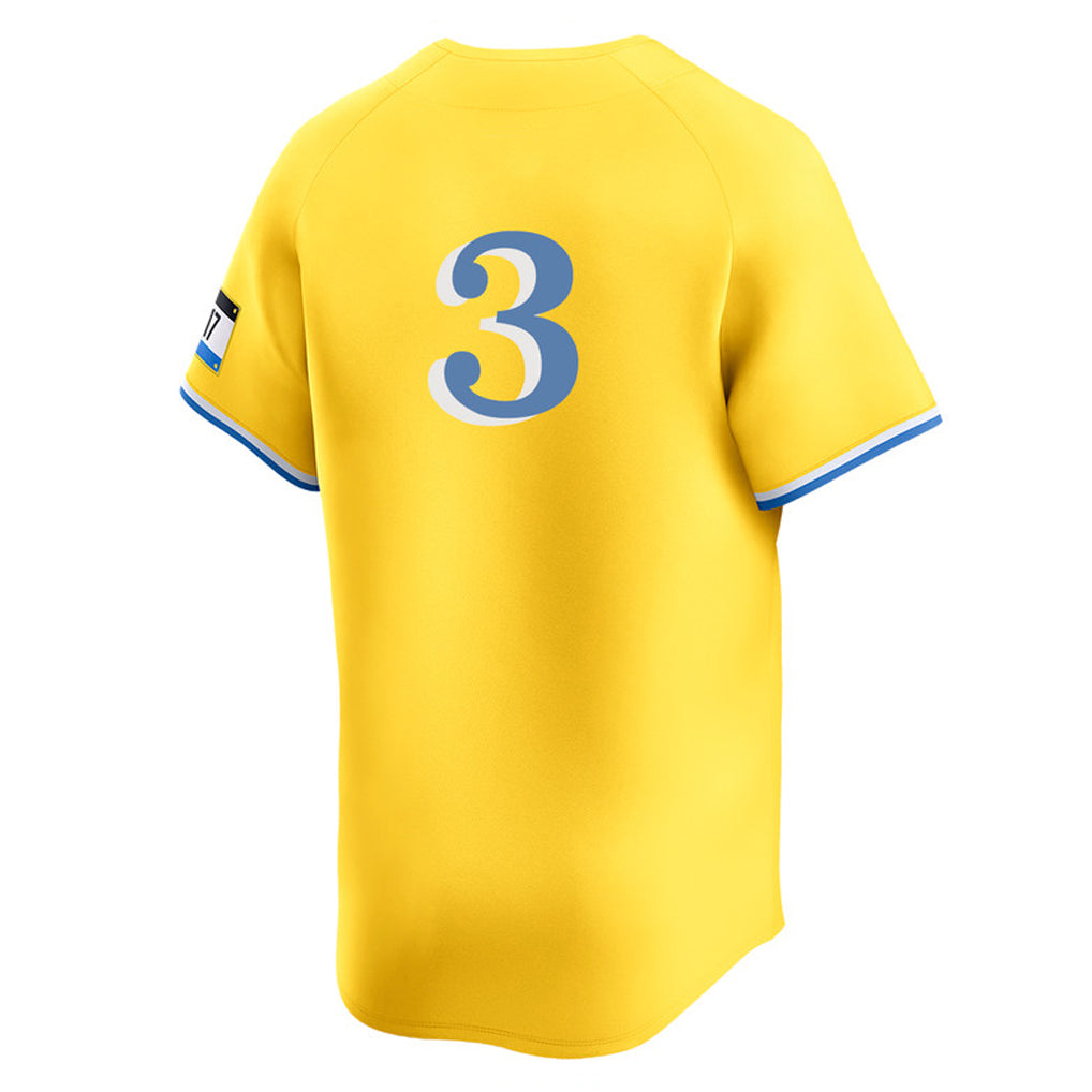 tocy B.Red Sox #3 Ceddanne Rafaela Player Yellow Limited Home Game Stitched Jerseys