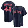 tocy B.Red Sox #44 Aroldis Chapman Player Navy Home Game Stitched Jerseys