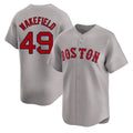 tocy B.Red Sox #49 Tim Wakefield Player Gray Road Limited Home Game Stitched Jerseys
