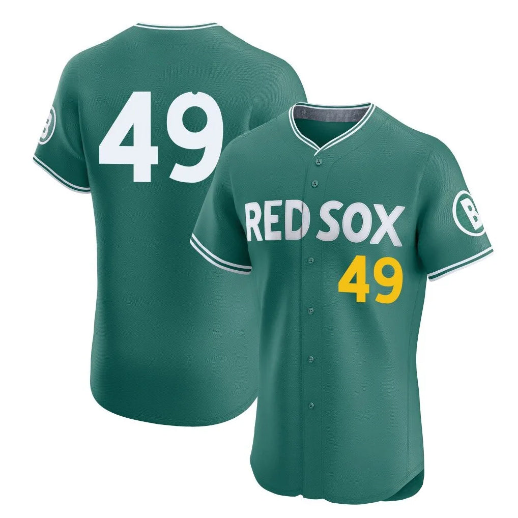 tocy B.Red Sox #49 Tim Wakefield Player Green City Connect Limited Elite Home Game Stitched Jerseys