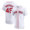 tocy B.Red Sox #49 Tim Wakefield Player White Limited Elite Home Game Stitched Jerseys