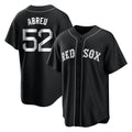 tocy B.Red Sox #52 Wilyer Abreu Player Black Home Game Stitched Jerseys