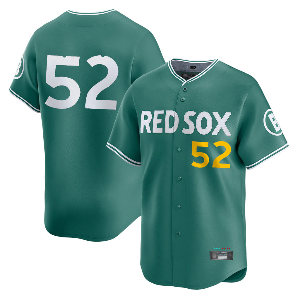 tocy B.Red Sox #52 Wilyer Abreu Player Green City Connect Limited Home Game Stitched Jerseys