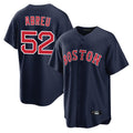 tocy B.Red Sox #52 Wilyer Abreu Player Navy Home Game Stitched Jerseys